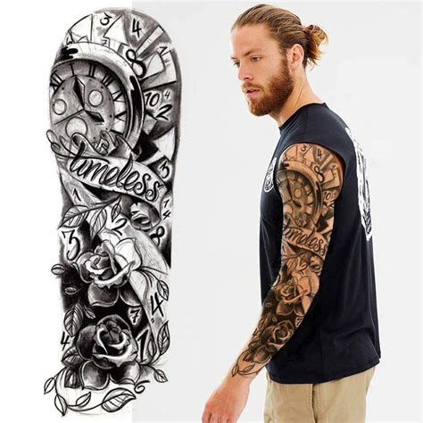 fake tattoo for arms clothing|temporary arm tattoos for men.